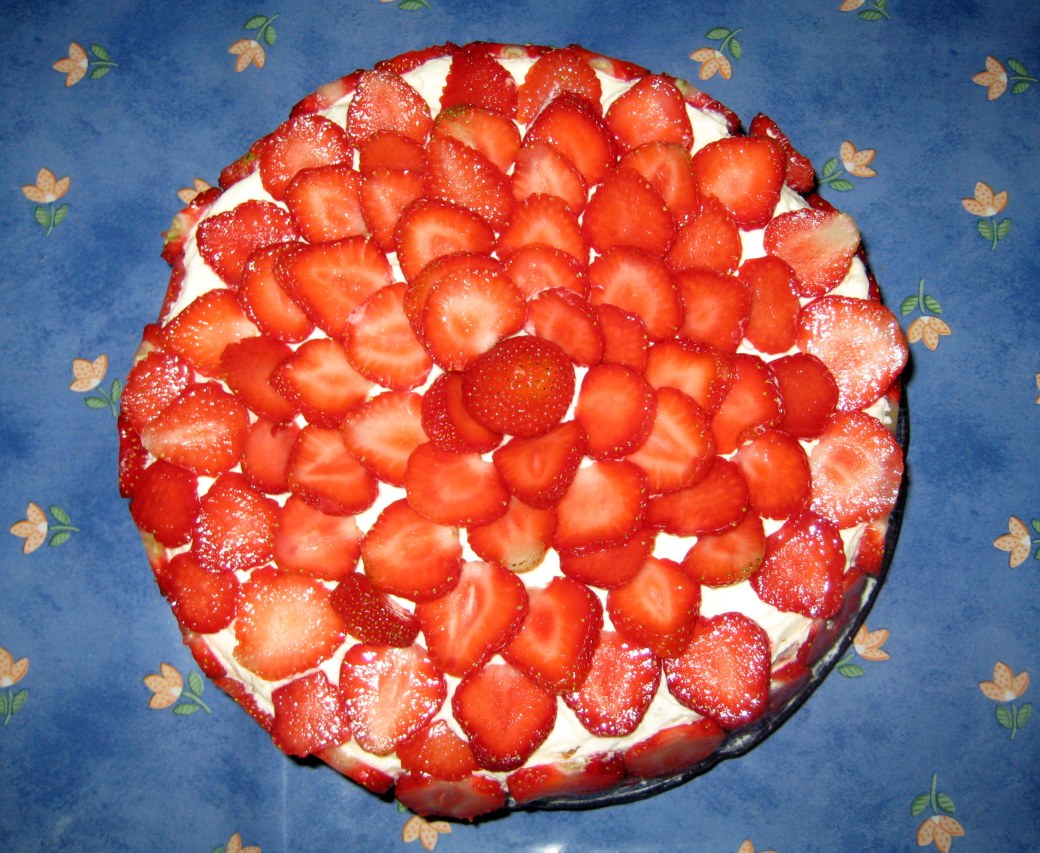 ...and the strawberry cake of course