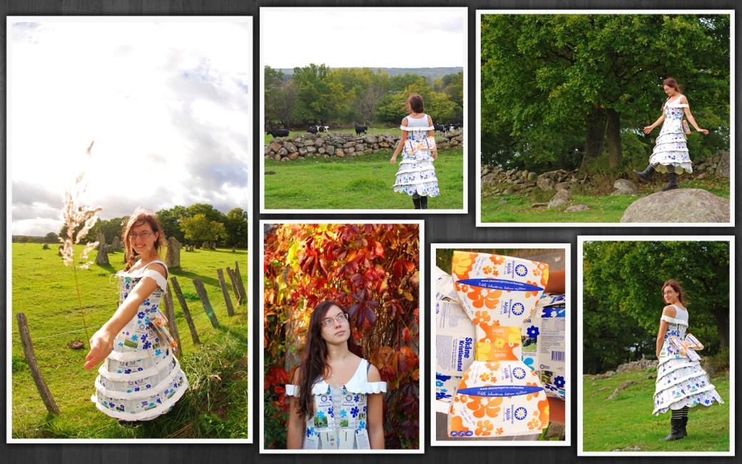 Mjölkpaketsklänning kollage_copy